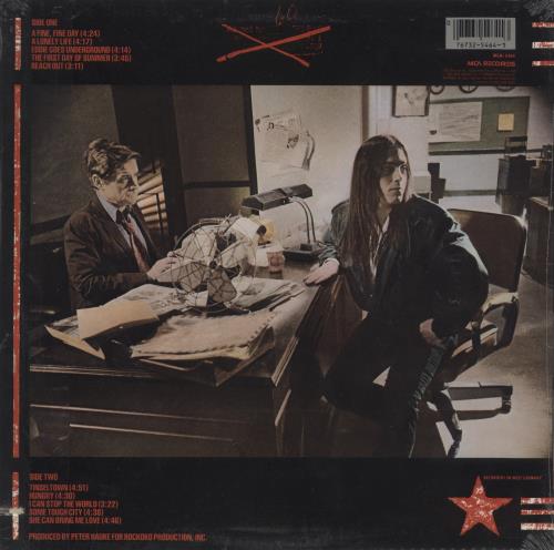 Tony Carey Some Tough City - Sealed vinyl LP album (LP record) US T35LPSO877687