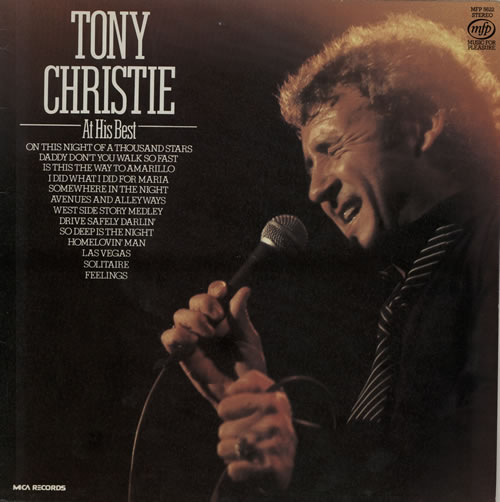 Tony Christie At His Best vinyl LP album (LP record) UK TO2LPAT572371