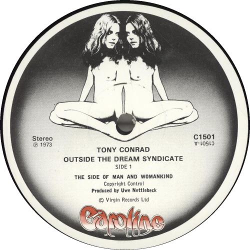 Tony Conrad Outside The Dream Syndicate vinyl LP album (LP record) UK T34LPOU440100
