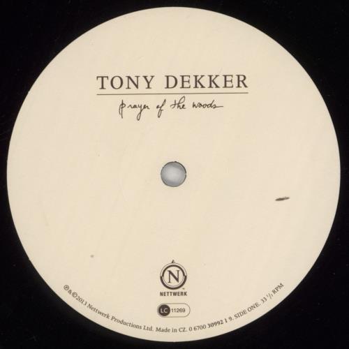Tony Dekker Prayer Of The Woods vinyl LP album (LP record) Canadian 83NLPPR856799