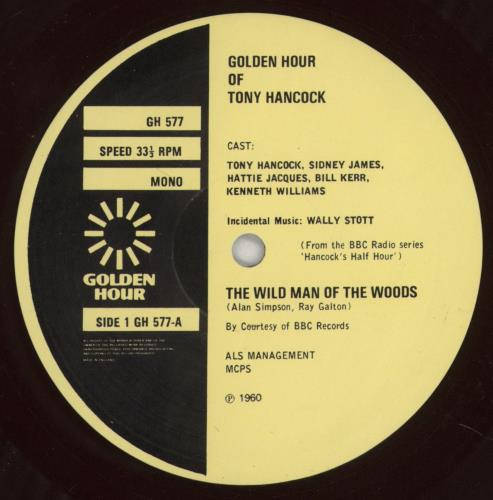 Tony Hancock Golden Hour Of Tony Hancock vinyl LP album (LP record) UK T.HLPGO251085