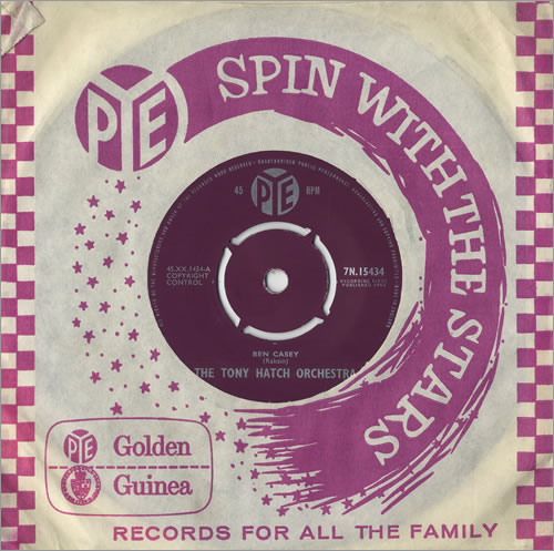 Tony Hatch Ben Casey 7" vinyl single (7 inch record / 45) UK HTA07BE468430