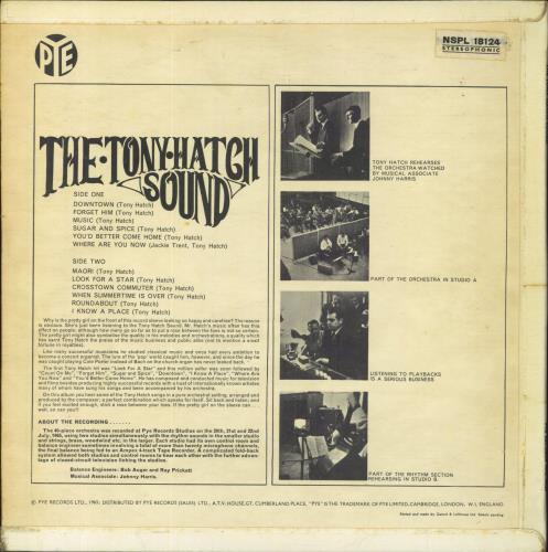 Tony Hatch The Tony Hatch Sound vinyl LP album (LP record) UK HTALPTH806307