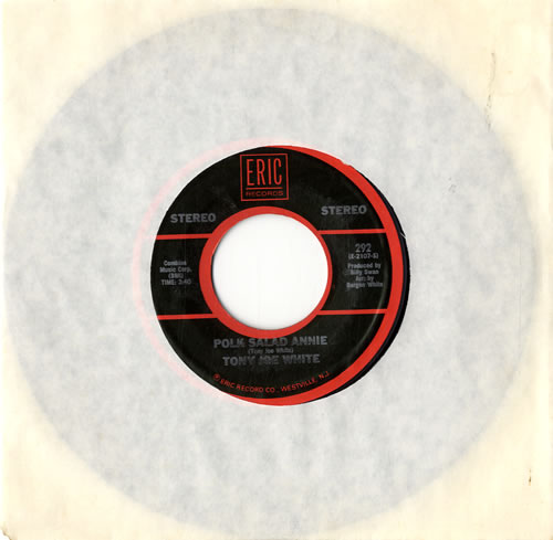 Tony Joe White Polk Salad Annie 7" vinyl single (7 inch record / 45) US TWJ07PO601849