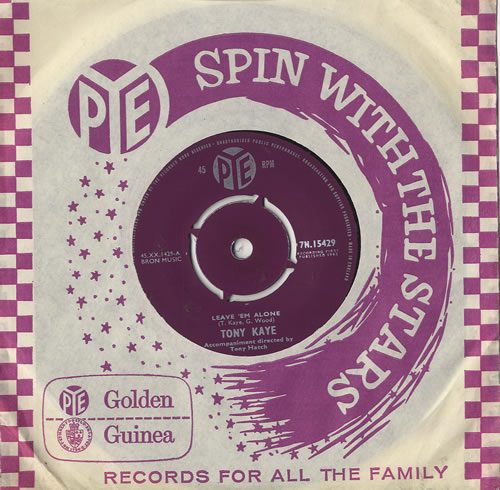 Tony Kaye Leave 'Em Alone 7" vinyl single (7 inch record / 45) UK 0KY07LE484546