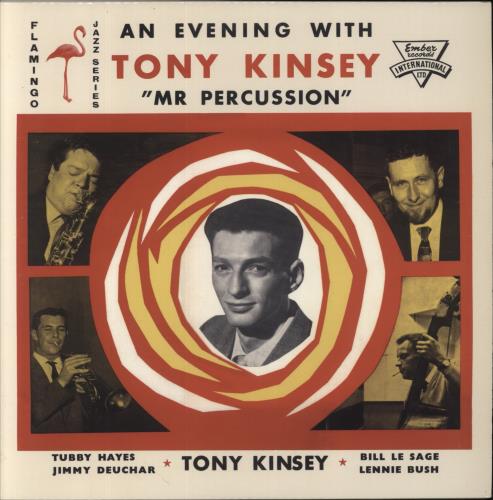 Tony Kinsey An Evening With Tony Kinsey "Mr. Percussion" vinyl LP album (LP record) UK U94LPAN857249