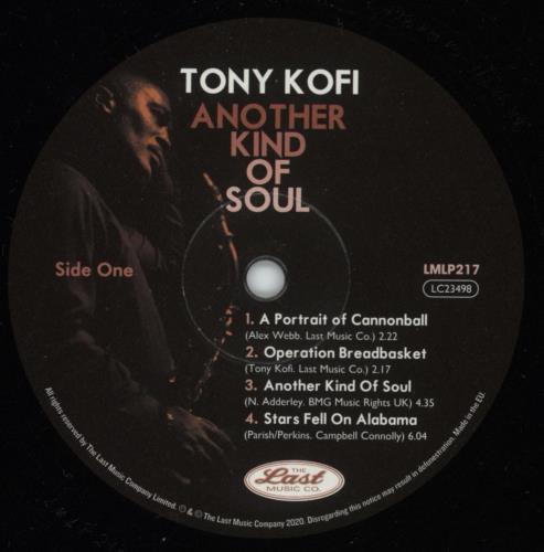 Tony Kofi Another Kind Of Soul vinyl LP album (LP record) UK -QRLPAN881915