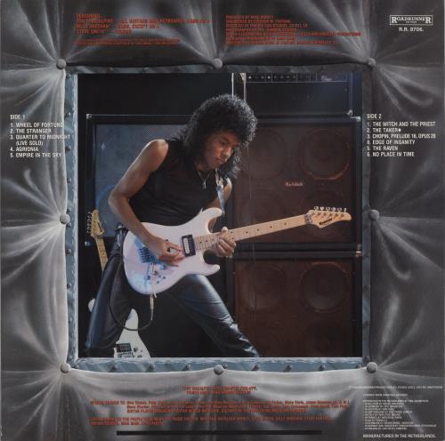 Tony MacAlpine Edge Of Insanity vinyl LP album (LP record) Dutch ACALPED388757