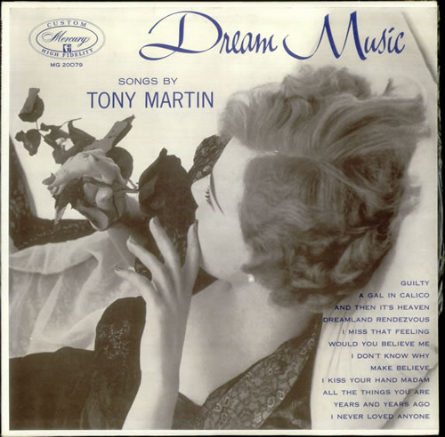 Tony Martin Dream Music vinyl LP album (LP record) US T8MLPDR535762