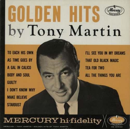 Tony Martin Golden Hits vinyl LP album (LP record) US T8MLPGO611664