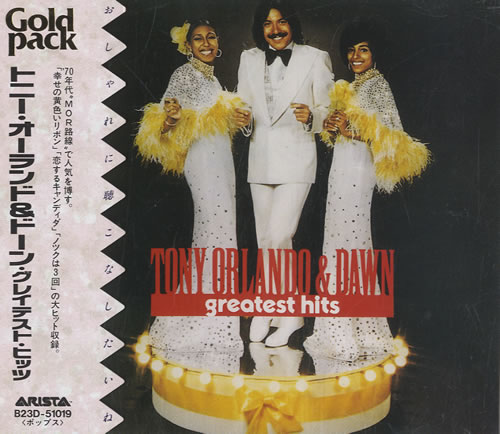 Tony Orlando & Dawn Greatest Hits CD album (CDLP) Japanese TOLCDGR545377