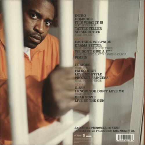 Tony Yayo Thoughts Of A Predicate Felon 2-LP vinyl record set (Double LP Album) US 8SX2LTH855071