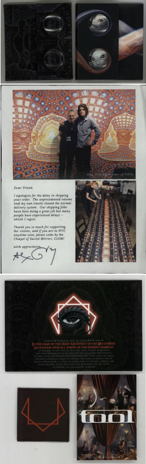 Tool Fan Pack - Autographed 2-disc CD/DVD set UK OOT2DFA611729