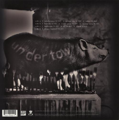 Tool Undertow - 2006 Pressing 2-LP vinyl record set (Double LP Album) US OOT2LUN809521
