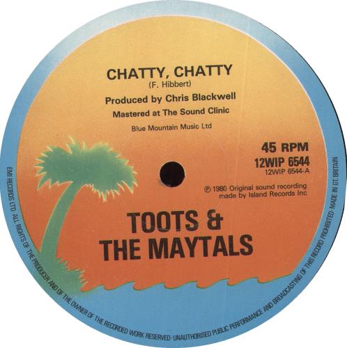 Toots & The Maytals Chatty, Chatty 12" vinyl single (12 inch record / Maxi-single) UK OO912CH710816