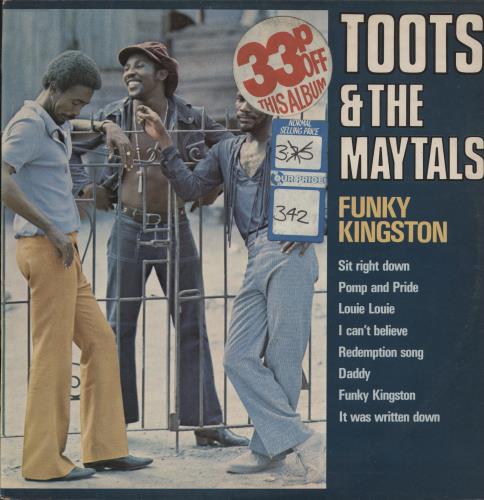 Toots & The Maytals Funky Kingston - EX vinyl LP album (LP record) UK OO9LPFU789915
