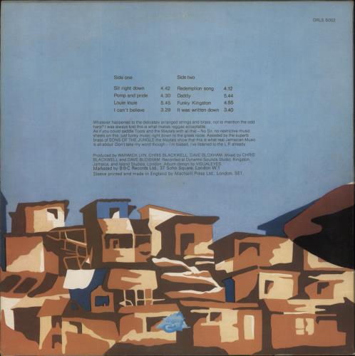 Toots & The Maytals Funky Kingston - EX vinyl LP album (LP record) UK OO9LPFU859481