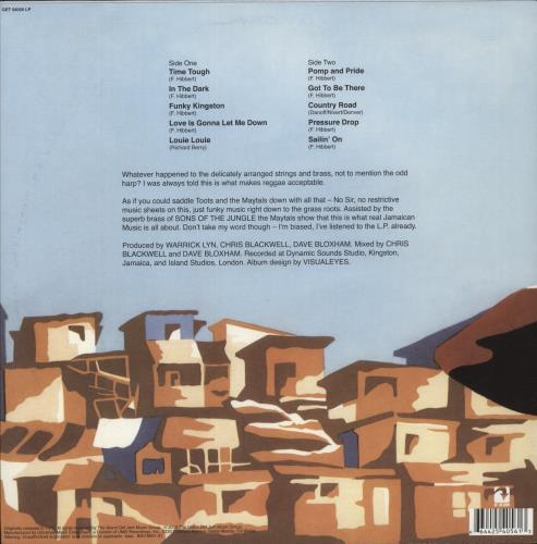 Toots & The Maytals Funky Kingston vinyl LP album (LP record) US OO9LPFU878321