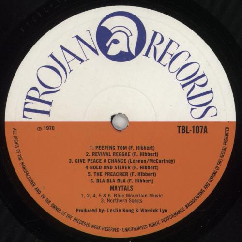 Toots & The Maytals Monkey Man vinyl LP album (LP record) UK OO9LPMO854694