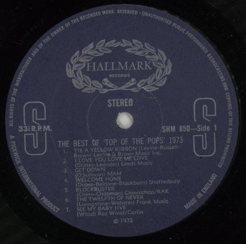 Top Of The Pops The Best Of Top Of The Pops '73 vinyl LP album (LP record) UK T6FLPTH866510