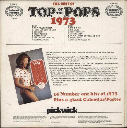 Top Of The Pops The Best Of Top Of The Pops '73 vinyl LP album (LP record) UK T6FLPTH866510