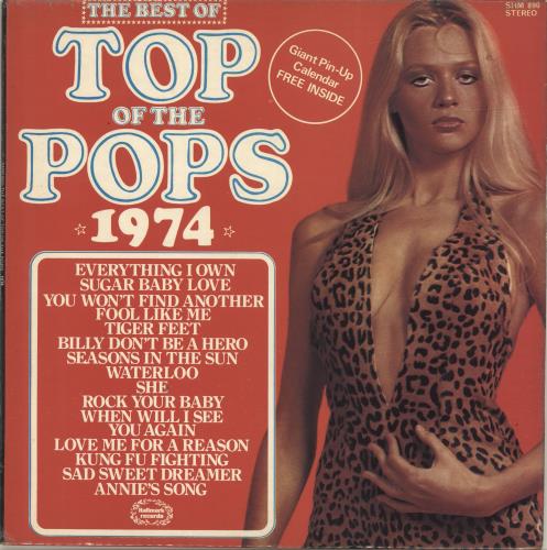 Top Of The Pops The Best Of Top Of The Pops '74 + Poster vinyl LP album (LP record) UK T6FLPTH466372