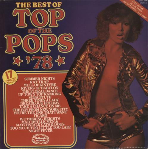 Top Of The Pops The Best Of Top Of The Pops '78 + Poster vinyl LP album (LP record) UK T6FLPTH466363