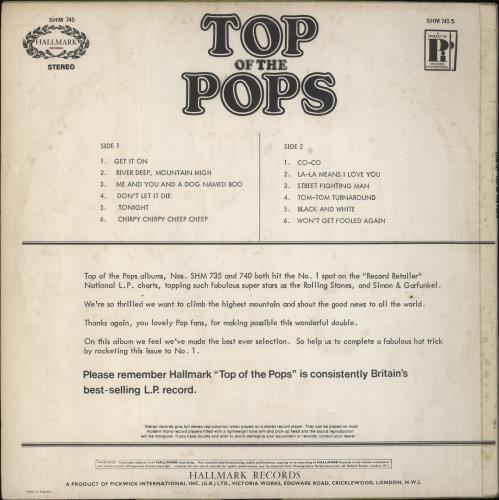 Top Of The Pops Top Of The Pops Vol. 18 vinyl LP album (LP record) UK T6FLPTO630473