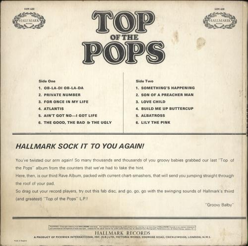 Top Of The Pops Top Of The Pops Vol. 3 vinyl LP album (LP record) UK T6FLPTO708519