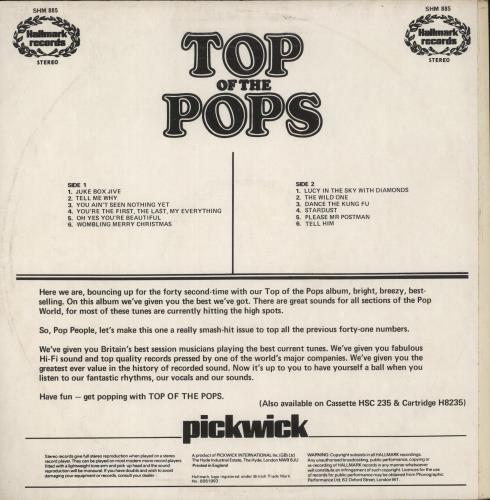 Top Of The Pops Top Of The Pops Vol. 42 vinyl LP album (LP record) UK T6FLPTO466388