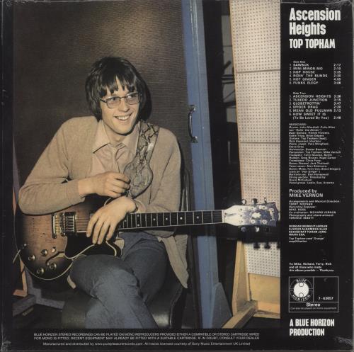 Top Topham Ascension Heights - 180gm Vinyl - Shrink + Sticker vinyl LP album (LP record) UK V66LPAS879510