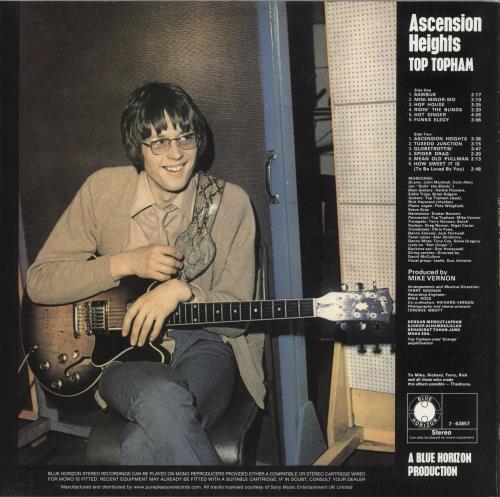 Top Topham Ascension Heights - 180gm Vinyl vinyl LP album (LP record) UK V66LPAS866963