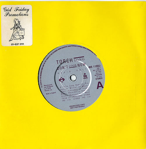 Torch Song Don't Look Now UK 7" vinyl single (7 inch record / 45) (589764)