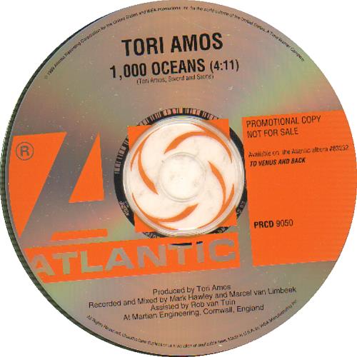 Tori Amos 1,000 Oceans - 2nd CD single (CD5 / 5") US TORC5OC143191