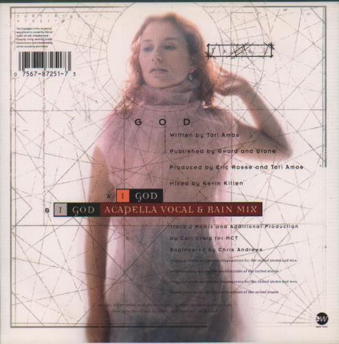 Tori Amos God 7" vinyl picture disc (7 inch picture disc single) UK TOR7PGO34425