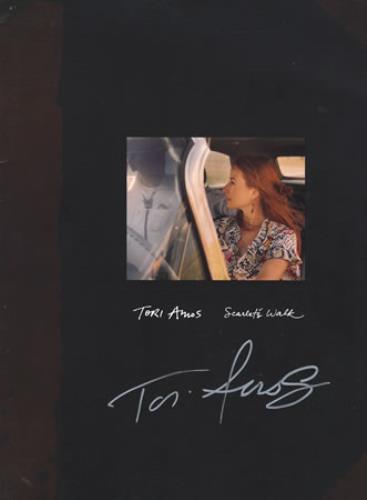 Tori Amos Scarlet's Walk - Autographed Programme & Ticket tour programme UK TORTRSC383288