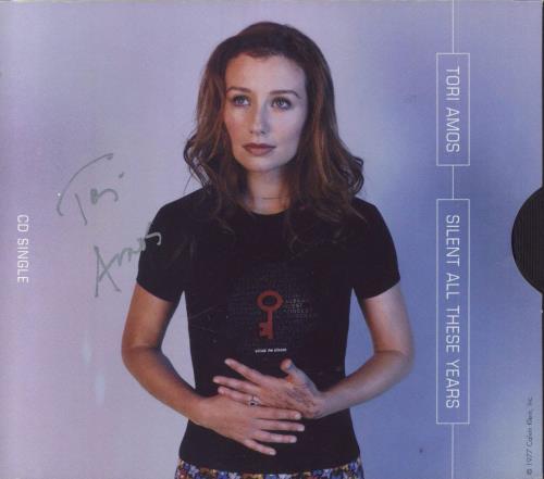 Tori Amos Silent All These Years - Autographed CD single (CD5 / 5") US TORC5SI833043