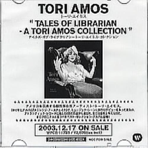 Tori Amos Tales Of A Librarian - A Tori Amos Collection CD-R acetate Japanese TORCRTA282113