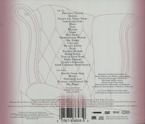 Tori Amos Tales Of A Librarian: A Tori Amos Collection 2-disc CD/DVD set UK TOR2DTA633721