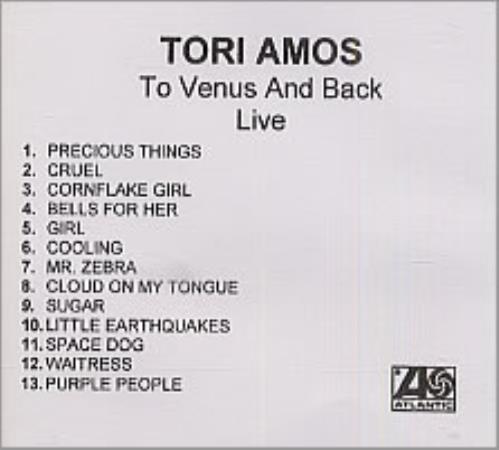 Tori Amos To Venus And Back + Live - 2 x CD-R Acetates CD-R acetate UK TORCRTO145044
