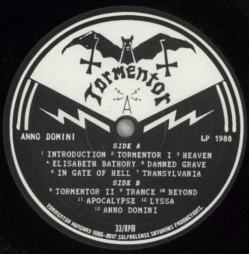 Tormentor Anno Domini vinyl LP album (LP record) Hungarian WURLPAN869633