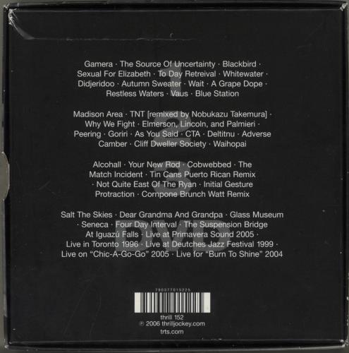 Tortoise A Lazarus Taxon 3-disc CD/DVD Set UK ISE3DAL886344