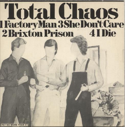 Total Chaos Factory Man 7" vinyl single (7 inch record / 45) UK 9W407FA866401