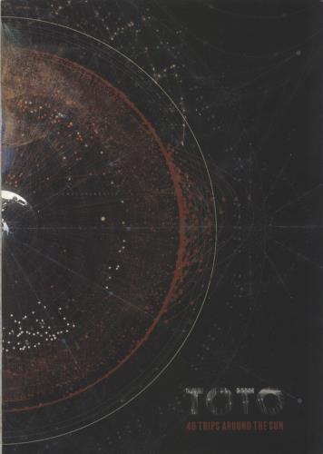 Toto 40 Trips Around The Sun tour programme UK TOTTRTR886401