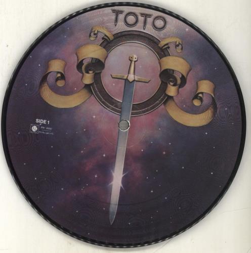 Toto Hold The Line + Back Insert 7" vinyl picture disc (7 inch picture disc single) US TOT7PHO255322