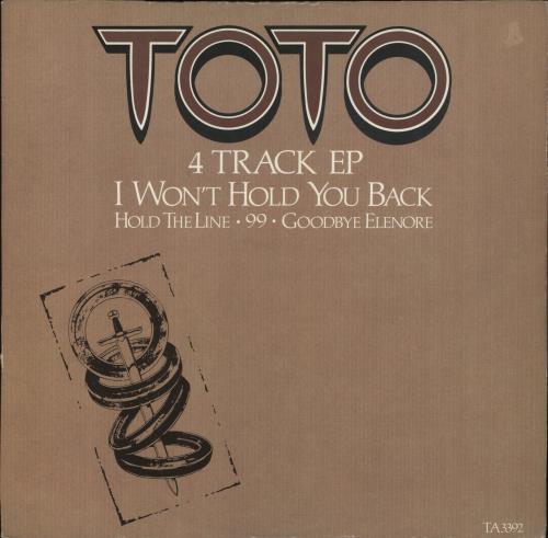 Toto I Won't Hold You Back 12" vinyl single (12 inch record / Maxi-single) UK TOT12IW41682