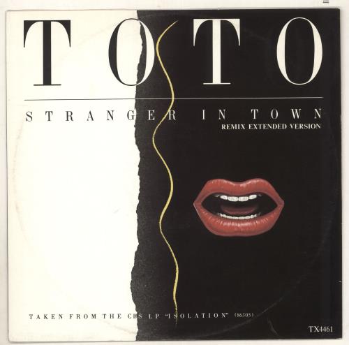 Toto Stranger In Town 12" vinyl single (12 inch record / Maxi-single) UK TOT12ST284654