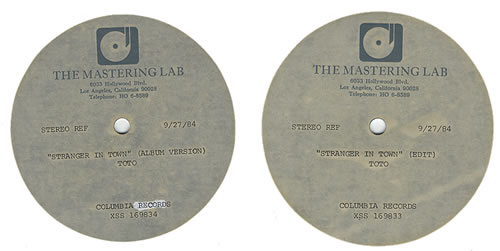 Toto Stranger In Town 12" vinyl single (12 inch record / Maxi-single) US TOT12ST370625