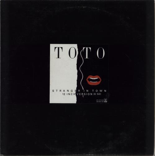 Toto Stranger In Town 12" vinyl single (12 inch record / Maxi-single) Japanese TOT12ST435978