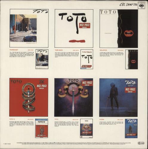 Toto The Toto Sampler vinyl LP album (LP record) Dutch TOTLPTH16491